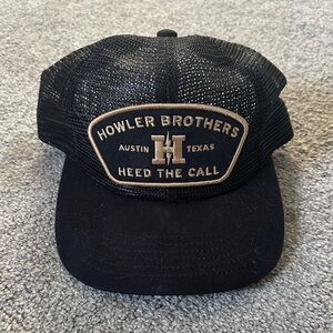 Howler Brothers Black and Tan Trucker Hat